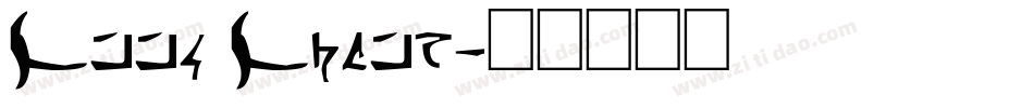 Cool Chaos字体转换